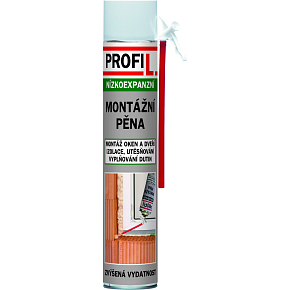Profile mounting foam, low-expansion, tube, 750 ml