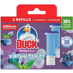 Duck WC Block Fresh Discs Virtual Violet, 2x 36 ml Duck WC Block Fresh Discs Virtual Violet, 2x 36 ml