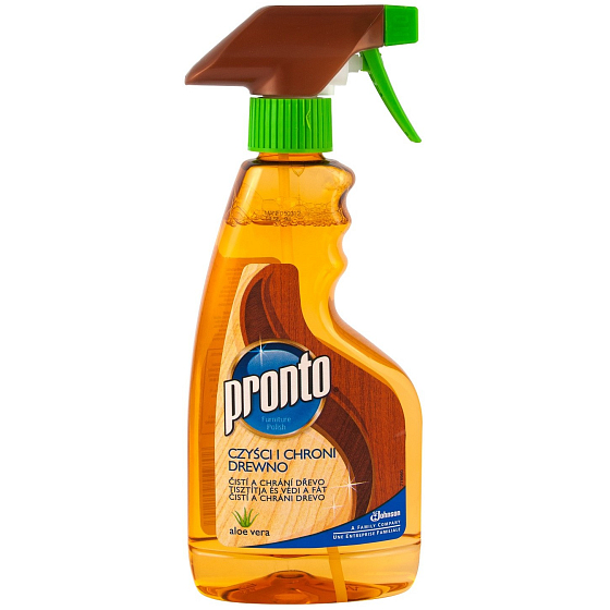 Pronto Aloe Vera cleaner for wooden surfaces spray 375 ml