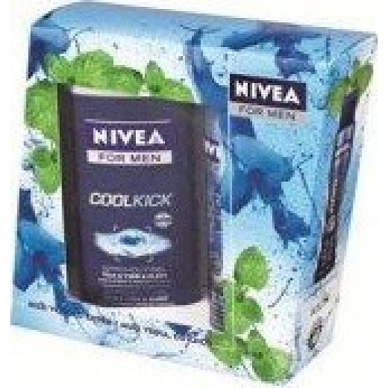 Nivea Men Kazcool shower gel 250 ml + antiperspirant spray 150 ml cosmetic set