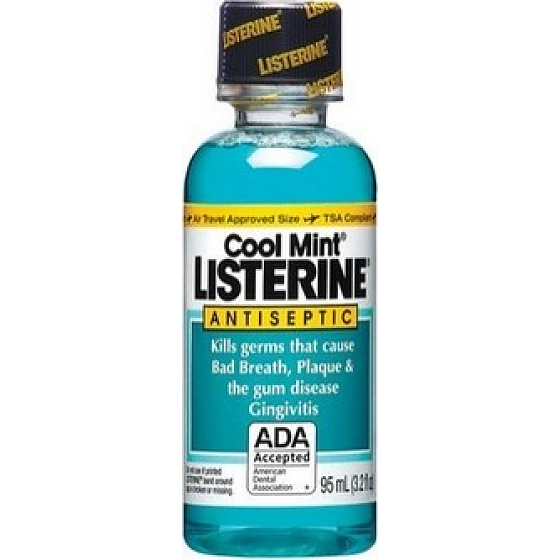 Listerine Cool Mint Mouthwash Antiseptic 95 ml