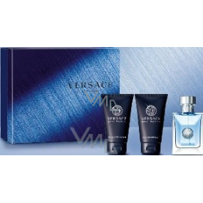 Versace pour Homme EdT 50 ml Eau de Toilette + Shower Gel 50 ml + Shampoo 50 ml Gift Set