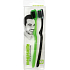 Black Whitening Ortho activated carbon toothbrush for users of fixed braces and bridges 2 pieces, duopack