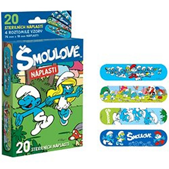 Smurfs Patches sterile for children 20 pieces