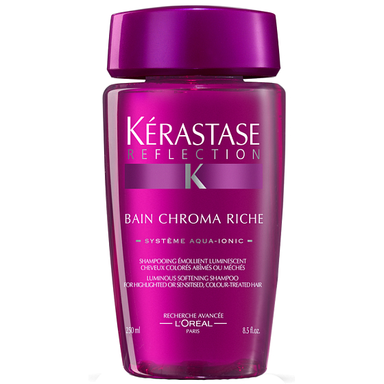 Kérastase Réflection Bain Chroma Riche Shampoo for softness and shine of highlighted hair 250 ml