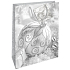 Nekupto Gift paper bag 32.5 x 26 x 13 cm Christmas silver flask WBL 1943 02