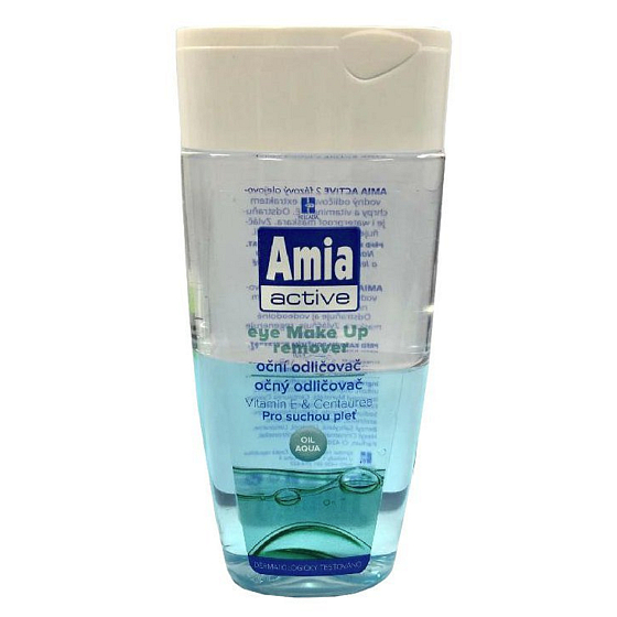 Amia Active two-phase eye makeup remover for dry skin 150 ml