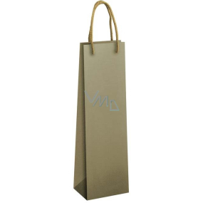 Ditipo Gift Paper Bag for Bottle ECO 12 x 9 x 39 cm Olive Green
