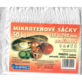 Impro Microtene Snack Bag 12my 160 x 240 mm 50 pieces