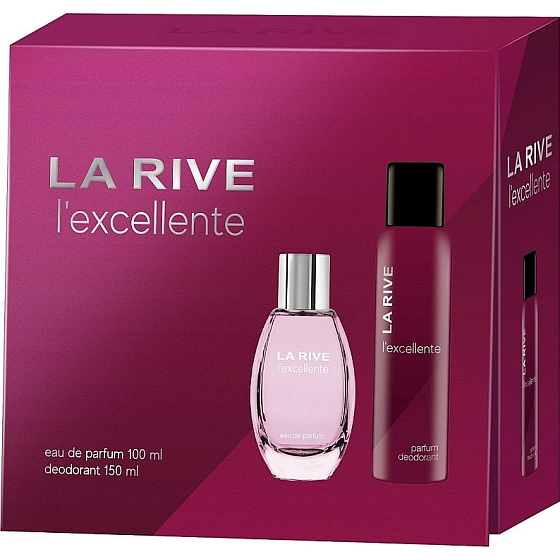 La Rive L'Excellente eau de parfum 100 ml + deodorant spray 150 ml, gift set for women