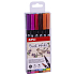 Apli Brush Marker brush marker with two tips 12 pieces, set