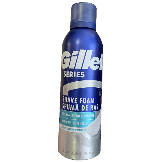 Gillette Series Sensitive Cool shaving foam for men 200 ml