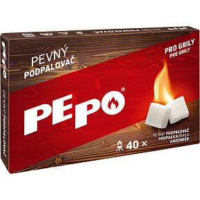 PE-PO Solid Firelighter, 40 Fires, Box PE-PO Solid Firelighter, 40 Fires, Box
