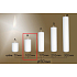 Lima Gastro smooth white pillar candle 50 x 100 mm 1 piece