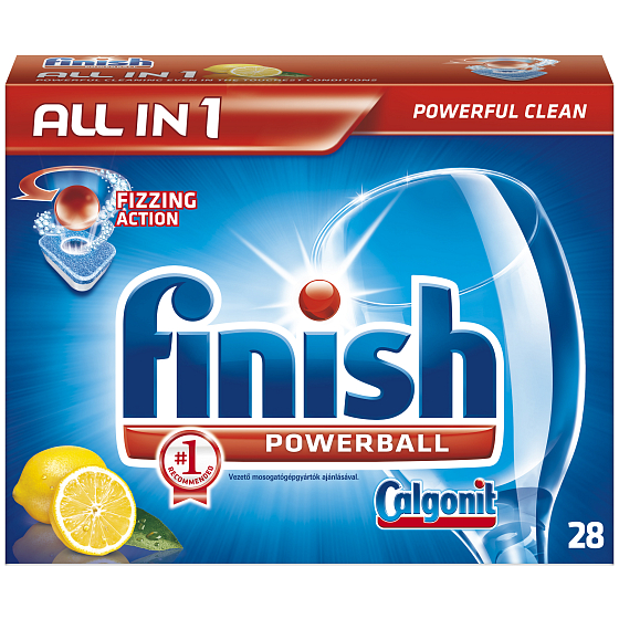 Calgonit Finish All-in 1 Lemon dishwasher tablets 28 pieces