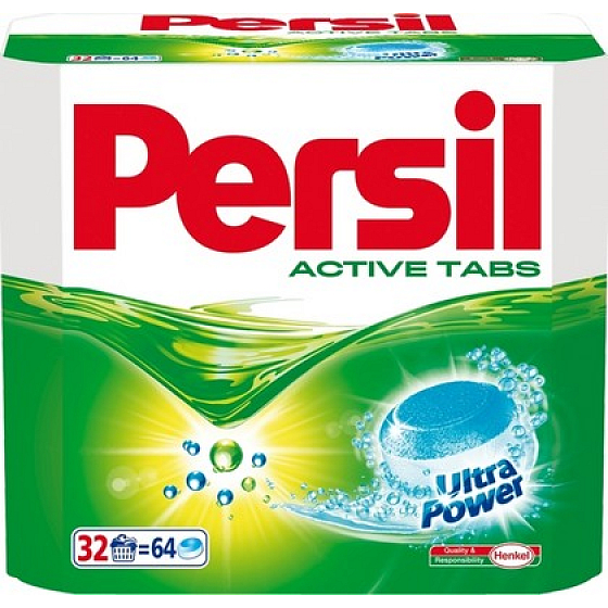 Persil Active Powder Tabs universal detergent for white laundry 64 pieces