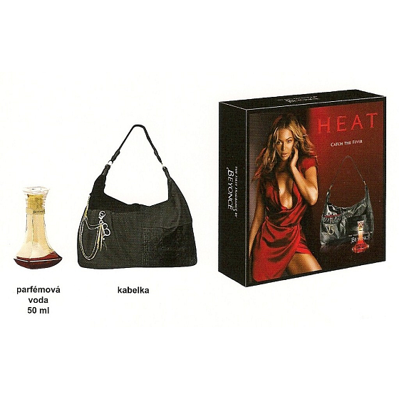 Beyoncé Heat perfumed water 50 ml + handbag, gift set