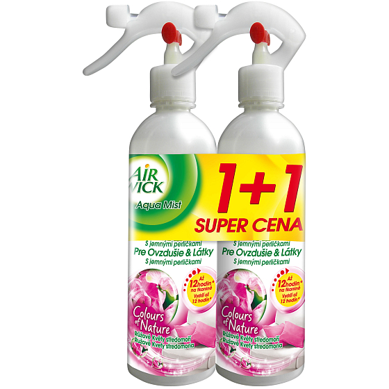 Air Wick Aqua Mist Pink flowers liquid 2 x air freshener 345 ml