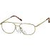 Berkeley Reading glasses +4 gold large MC2 1 piece