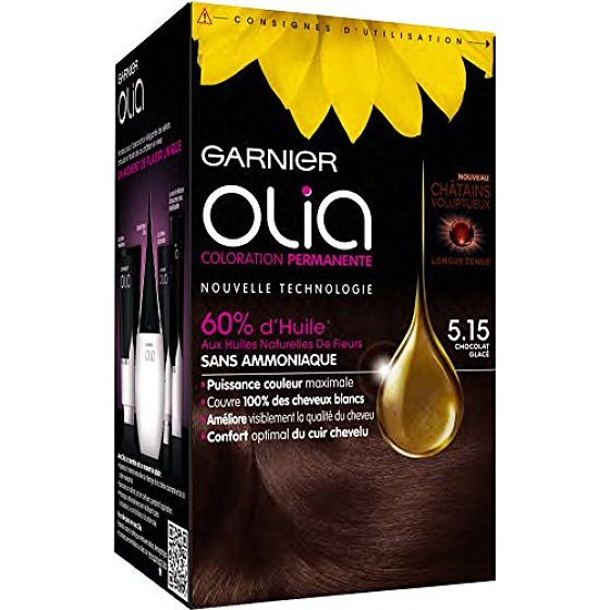 Garnier Olia hair color without ammonia 5.15 Ice brown