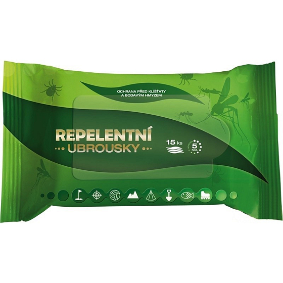 Stachema Repellent wipes against ticks and stinging insects 15 pieces