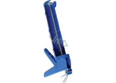 Mechanical caulking gun semi-closed 1 piece