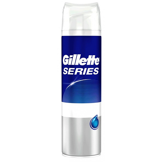 Gillette Series Pure & Sensitive shaving gel for men 200 ml
