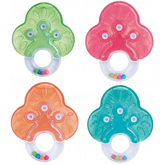 Canpol babies Cooling bit with rattle Ice lolly, helps soothe gum pain in the period of teeth growth for children from 0 months 1 piece