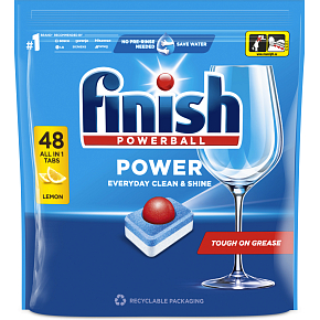 Finish All in 1 Max Lemon dishwasher tablets, 48 pcs