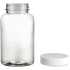 Bottle transparent plastic, with cap 100 ml