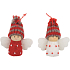Angel in striped hat for hanging 5,5 cm various motifs
