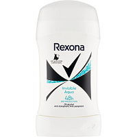Rexona Invisible Aqua solid antiperspirant 50 ml