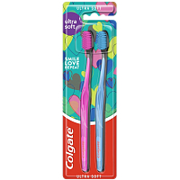 Colgate Ultra Soft Smile Love Toothbrush 2-pack