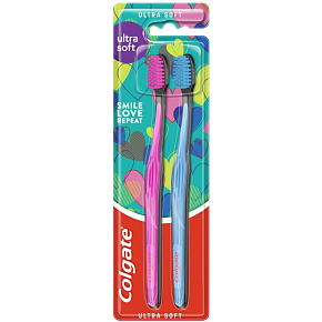 Colgate Ultra Soft Smile Love Toothbrush 2-pack