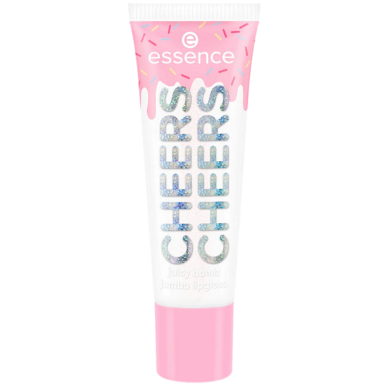 Essence SAY IT WITH JUICY lip gloss jumbo CHEERS juicy bomb 02 Cake My Day!, 30 ml