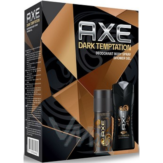 Ax Dark Temptation deodorant spray 150 ml + shower gel 250 ml, cosmetic set