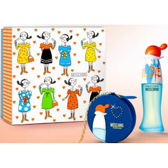 Moschino I Love Love EdT 50 ml Eau de Toilette + Gift Set