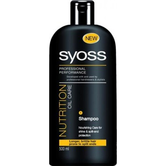 Syoss Nutrition Oil Care prevents hair breakage shampoo 500 ml