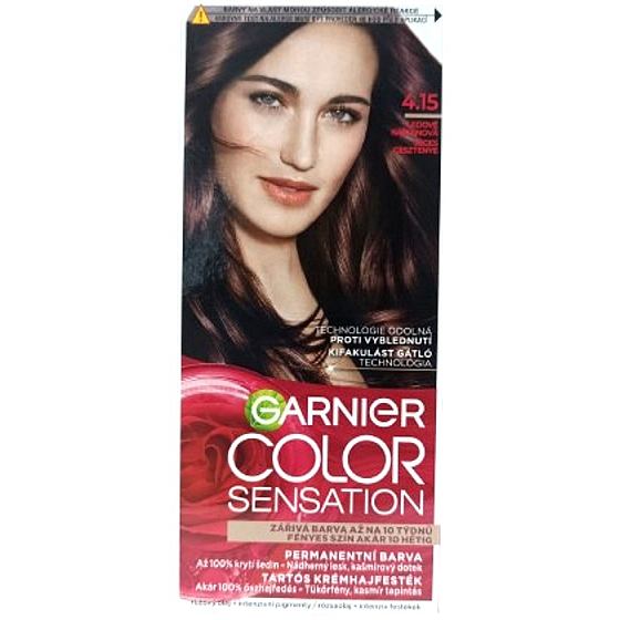 Garnier Color Sensation Hair Color 4.15 Ice Maroon