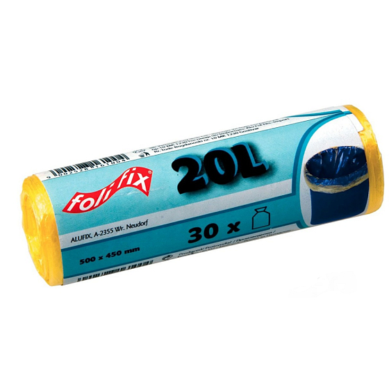 Folifix Trash bags, 7 µm, 20 liters, 50 x 45 cm 30 pieces