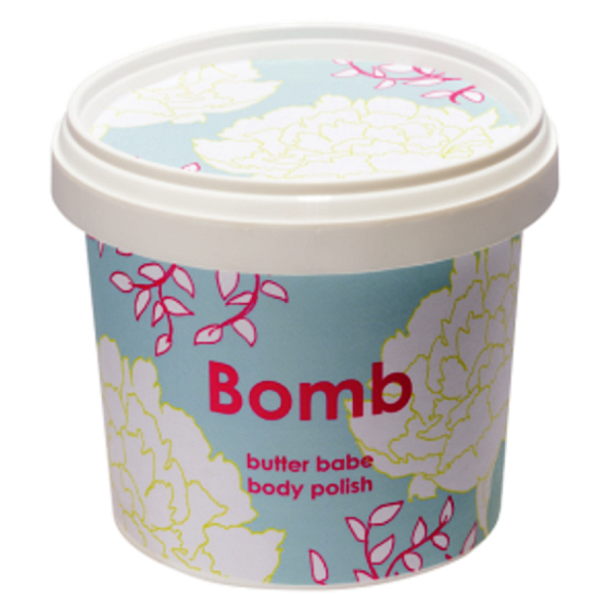 Bomb Cosmetics Butter Baby Natural Body Scrub Handmade 375 g