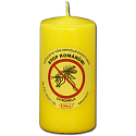 Lima Citronela mosquito repellent candle scented yellow cylinder 50 x 100 mm