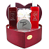 Raphael Rosalee Cosmetics Heart Perfect Love shower gel 260 ml + body lotion 260 ml + peeling 150 ml + soap 6 x 4 g + box, cosmetic set