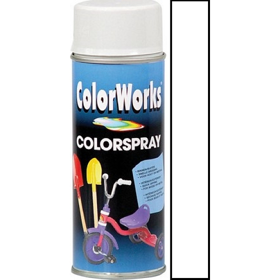 Color Works Colorsprej 918517 white glossy alkyd lacquer 400 ml