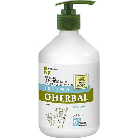 About Herbal Delicate Only cleansing milk for intimate hygiene 500 ml