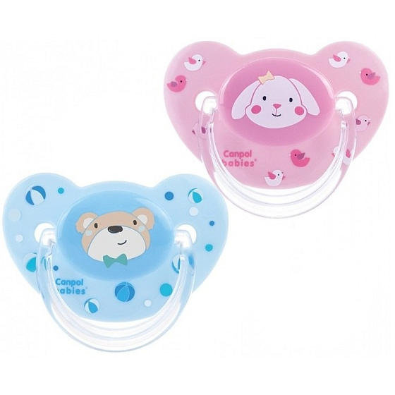 Canpol babies Sweet Fun Soother silicone anatomical for children 0-6 months 1 piece