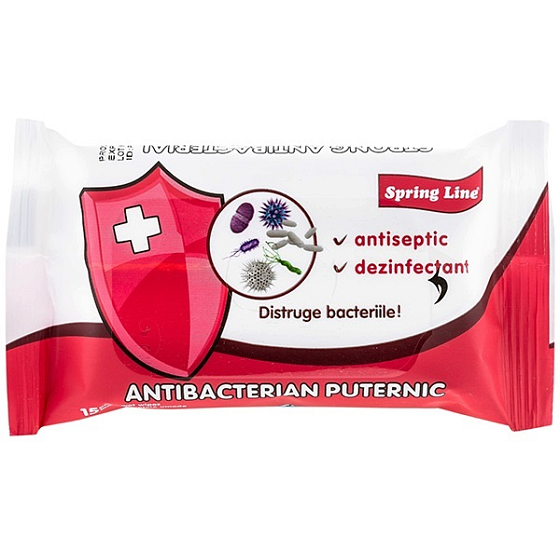 Doctor Wipes Spring Line Antibacterial wet antibacterial wipes 15 pieces