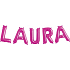 Albi Inflatable Name Laura 49 cm