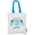 Nekupto Neplastuj Shopping Bag Cotton, Make Your Day Awesome 38 x 40 x 10 cm