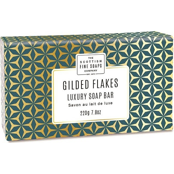 Scottish Fine Soaps Gold-plated flakes three times finely ground toilet soap 220 g